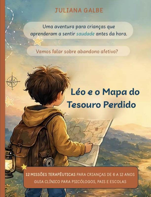 Capa do livro Léo e o Mapa do Tesouro Perdido, de Juliana Galbe